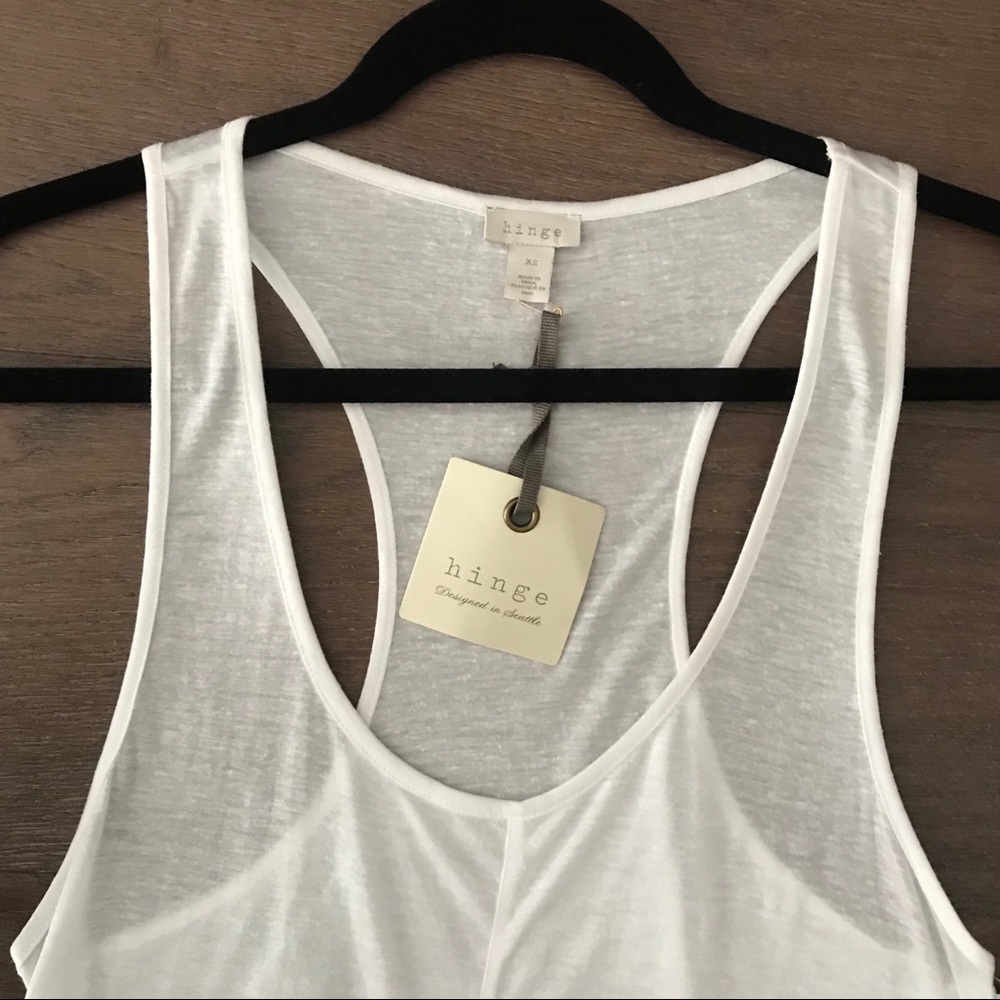 Hinge Ruffle Hem Tank - Picture 2 of 6
